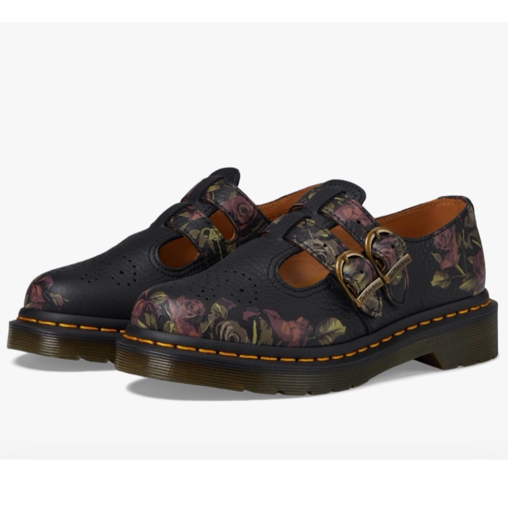 Dr. Martens Decayed Roses Mary Jane Shoes
